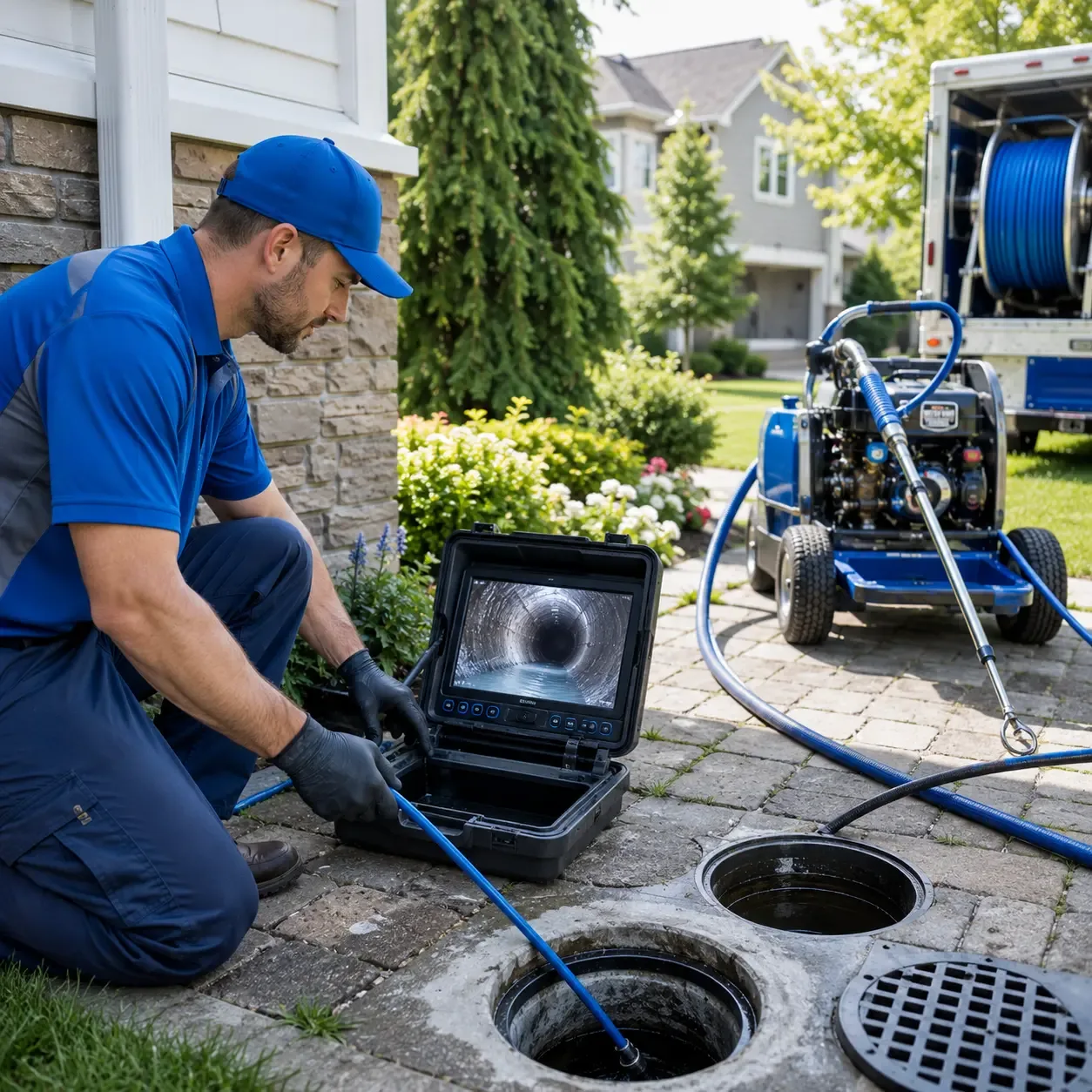 Outdoor drain cleaning professionals serving Clay City, IL